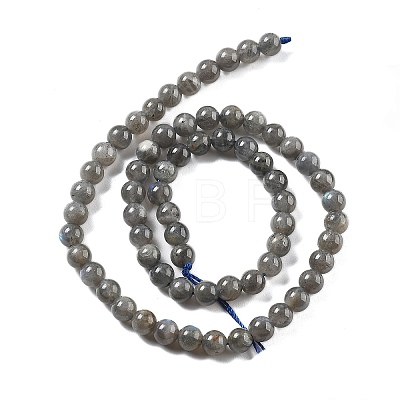 Natural Labradorite Beads Strands G-S333-6mm-035-01-1