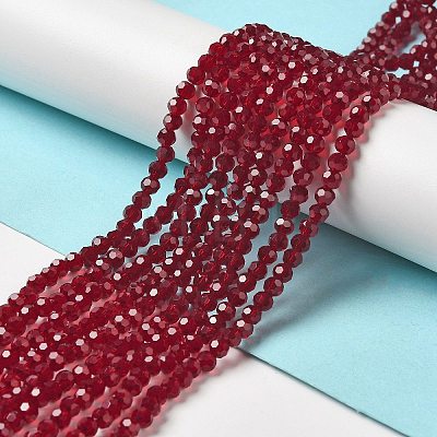 Transparent Glass Beads Strands EGLA-A035-T4mm-D02-1