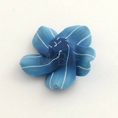 Handmade Polymer Clay Flower Beads CLAY-Q191-M03-1