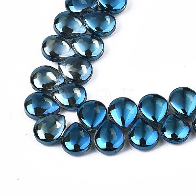 Electroplate Glass Beads Strand X-EGLA-S188-27-C01-1