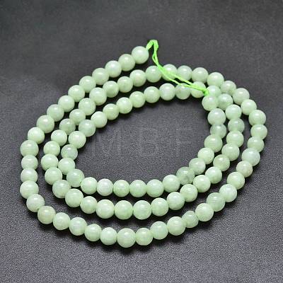 Natural Myanmar Jade/Burmese Jade Beads Strands G-K305-37-B-1