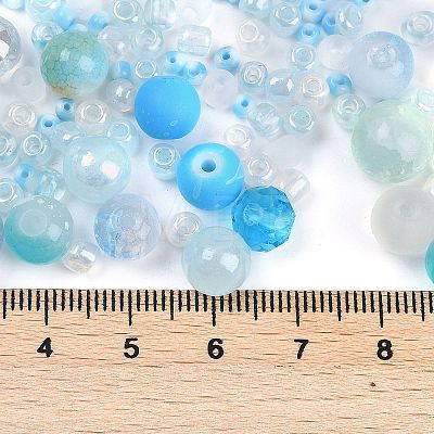 DIY Lampwork Beads & Glass Seed Beds Jewelry Making Findings Kits SEED-K010-01C-1