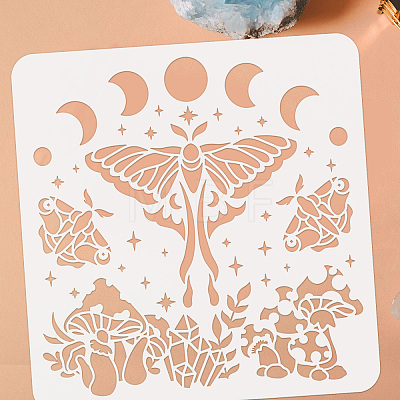 PET Hollow Out Drawing Painting Stencils DIY-WH0391-0328-1