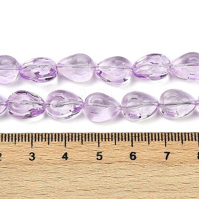 Transparent Glass Beads Strands GLAA-H038-03D-1