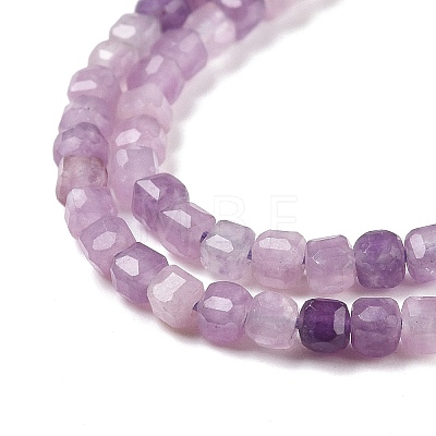 Natural Lilac Jade Beads Strands G-C009-B16-1