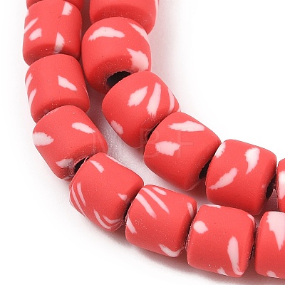 Handmade Polymer Clay Beads Strand CLAY-Z002-01R-1