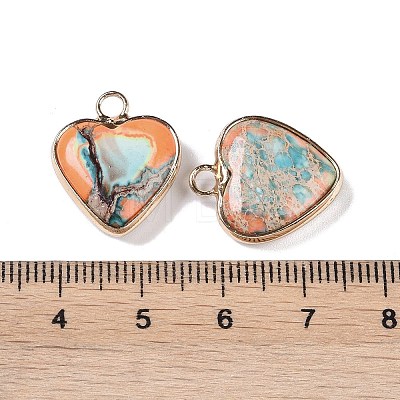 Dyed Synthetic Imperial Jasper Pendants G-P529-08G-02-1