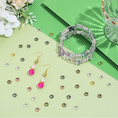 500Pcs 5 Colors Alloy Spacer FIND-PH0038-38-1