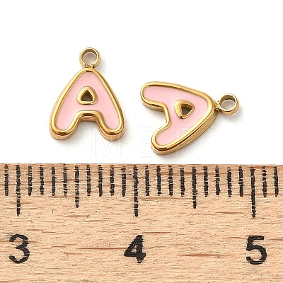 304 Stainless Steel Enamel Charms STAS-L022-292G-A-1