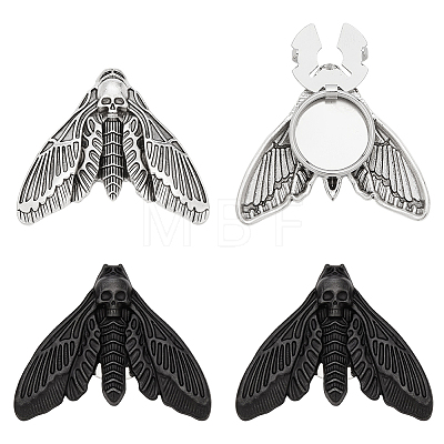 4Pcs 2 Colors Alloy Cufflinks FIND-PH0038-35-1