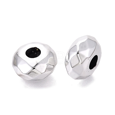 UV Plating Acrylic European Beads OACR-E033-22-11-1