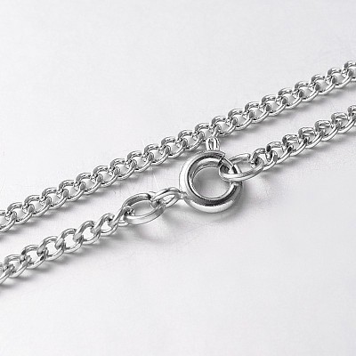 Iron Twisted Chain Necklaces NJEW-JN01046-02-1