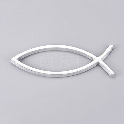 Waterproof ABS Plastic Jesus Fish Decal Sticker RB-WH0002-06-1