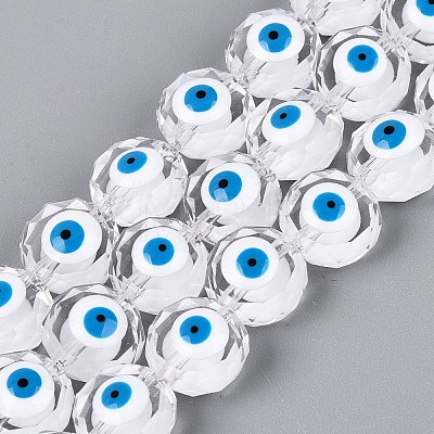 Glass Enamel Beads Strands GLAA-Q112-01A-07-1