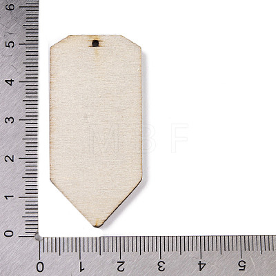 Printed Wood Pendants FIND-H003-02A-1