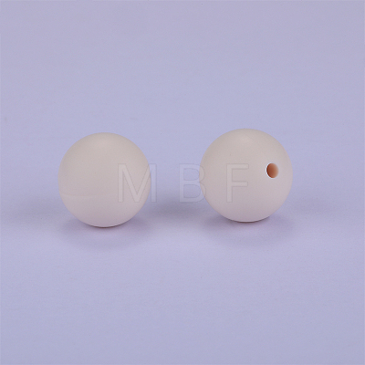 Round Silicone Focal Beads SI-JX0046A-125-1