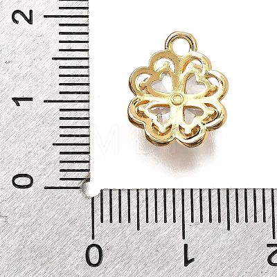 Brass Micro Pave Cubic Zirconia Pendants LS-KK-D385-01G-01-1