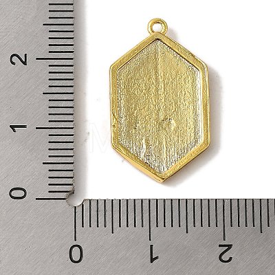 Rack Plating Brass Enamel Pendant KK-A229-31G-07-1