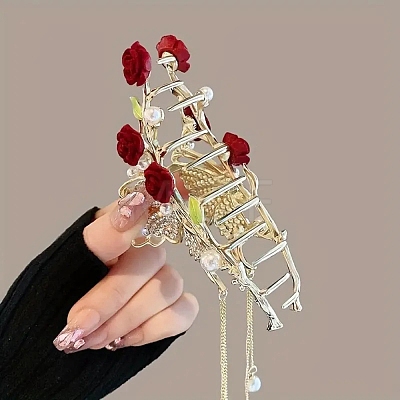 Metal Rhinestone Claw Hair Clips PW-WG3B1B1-01-1