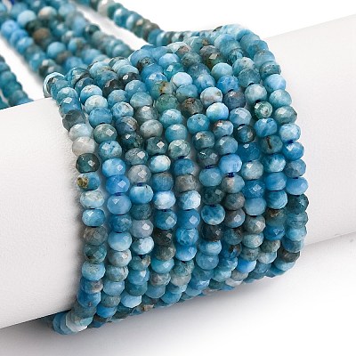 Natural Apatite Beads Strands G-F770-D09-02A-1