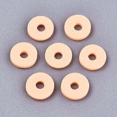 Handmade Polymer Clay Beads X-CLAY-Q251-8.0mm-90-1