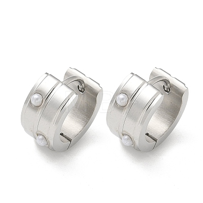 304 Stainless Steel Hoop Earrings for Women EJEW-C096-64P-1