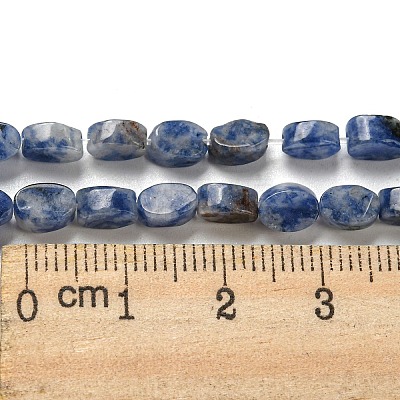 Natural Blue Spot Jasper Beads Strands G-M420-H06-03-1