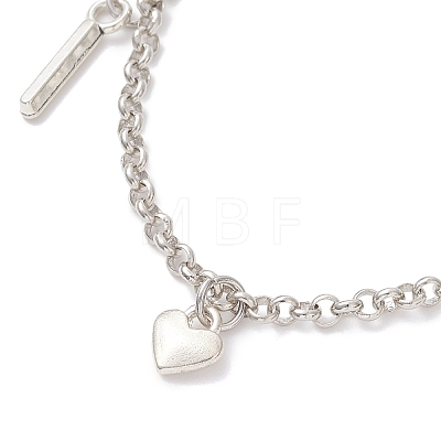 Alloy Charms Bracelets BJEW-JB12906-1