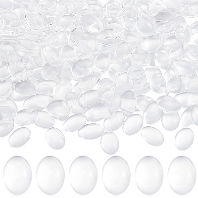200Pcs Transparent Glass Cabochons GGLA-BBC0001-03-1