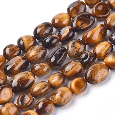 Natural Tiger Eye Beads Strands G-L478-45B-1