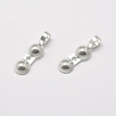 925 Sterling Silver Bead Tips STER-P032-16S-1