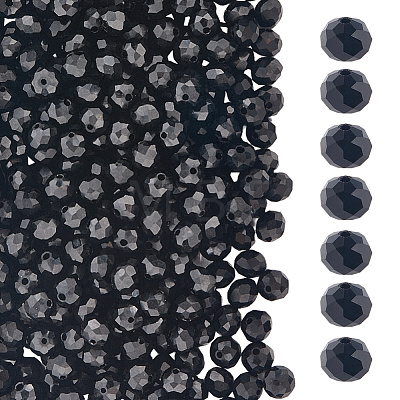 Opaque Solid Color Glass Beads Strands EGLA-LT0001-04A-1