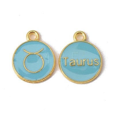 Alloy Enamel Pendants ENAM-S124-01B-16C-1