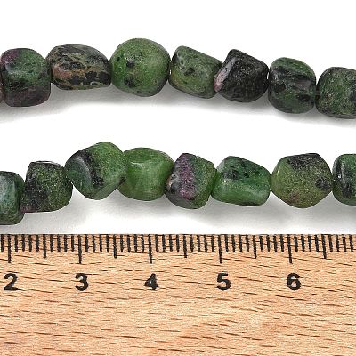 Natural Ruby in Zoisite Beads Strands GG-CBA9392-04-1