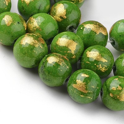 Natural Jade Beads Strands X-G-F670-A11-10mm-1