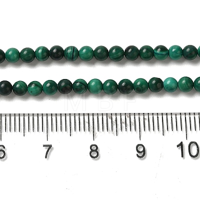 Natural Malachite Beads Strands G-B090-A06-03-1