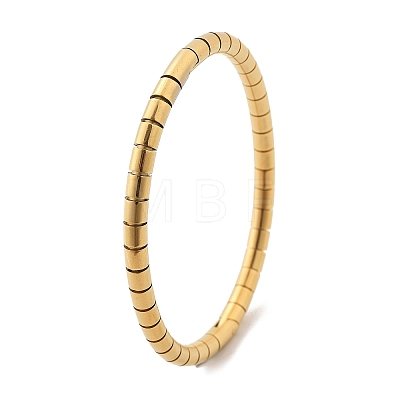 Texture 304 Stainless Steel Bangles for Women BJEW-Z092-14G-1