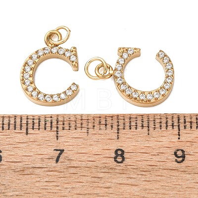 304 Stainless Steel with Crystal Rhinestone Charms RB-CBA5270-11G-C-1