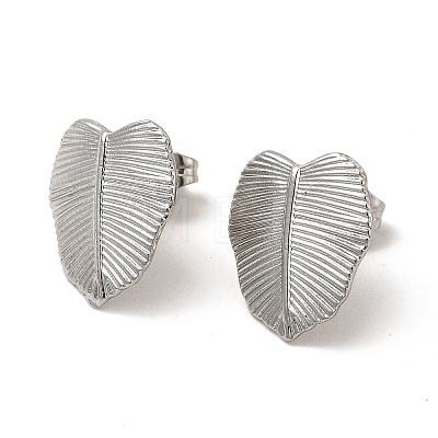 Non-Tarnish 304 Stainless Steel Stud Earrings for Women LS-EJEW-I281-37P-1