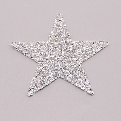 Star Glitter Hotfix Rhinestone DIY-WH0301-92C-02-1