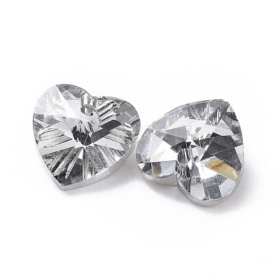 Romantic Valentines Ideas Glass Charms LS-G030V14mm-32-1