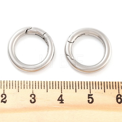 Non-Tarnish 316 Stainless Steel Spring Gate Rings STAS-M296-01P-G-01-1