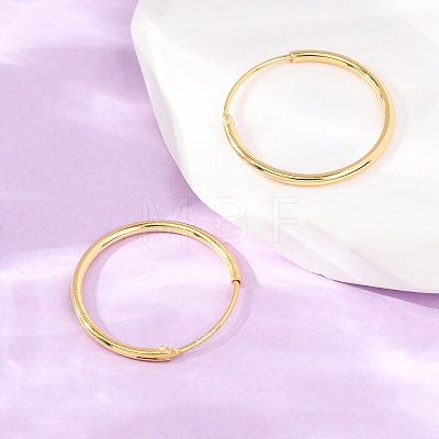 925 Sterling Silver Huggie Hoop Earrings EJEW-C179-05A-G-1