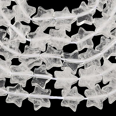 Natural Quartz Crystal Beads Strands G-F817-A16-01-1