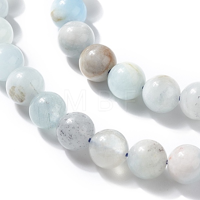 Natural Aquamarine Beads Strands G-I349-01A-01-1