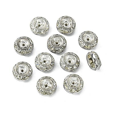 Brass Rhinestone Beads RB-TAC0001-01A-S-1