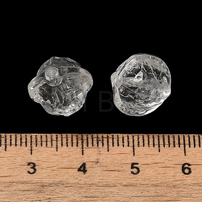 Transparent Glass Beads GLAA-D025-04B-1