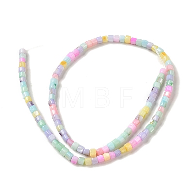 Rainbow Color Dyed Natural Freshwater Shell Beads Strands X1-SHEL-G018-02D-1