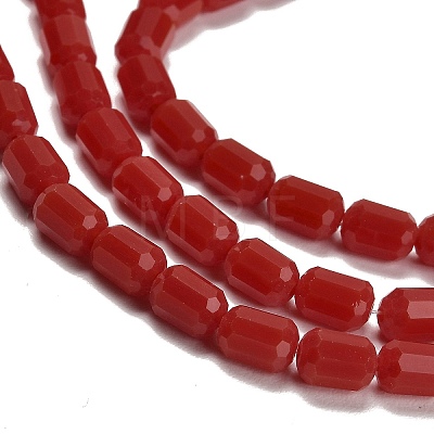 Opaque Glass Beads Strands GLAA-G112-04J-1