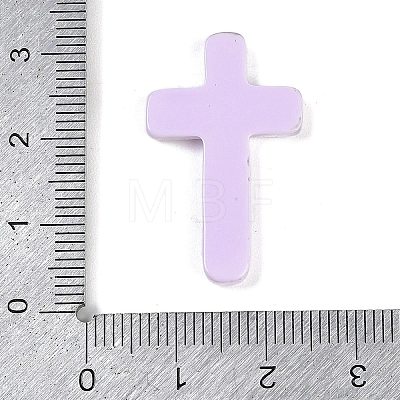 Cross Resin Cabochons RESI-Q014-04B-1